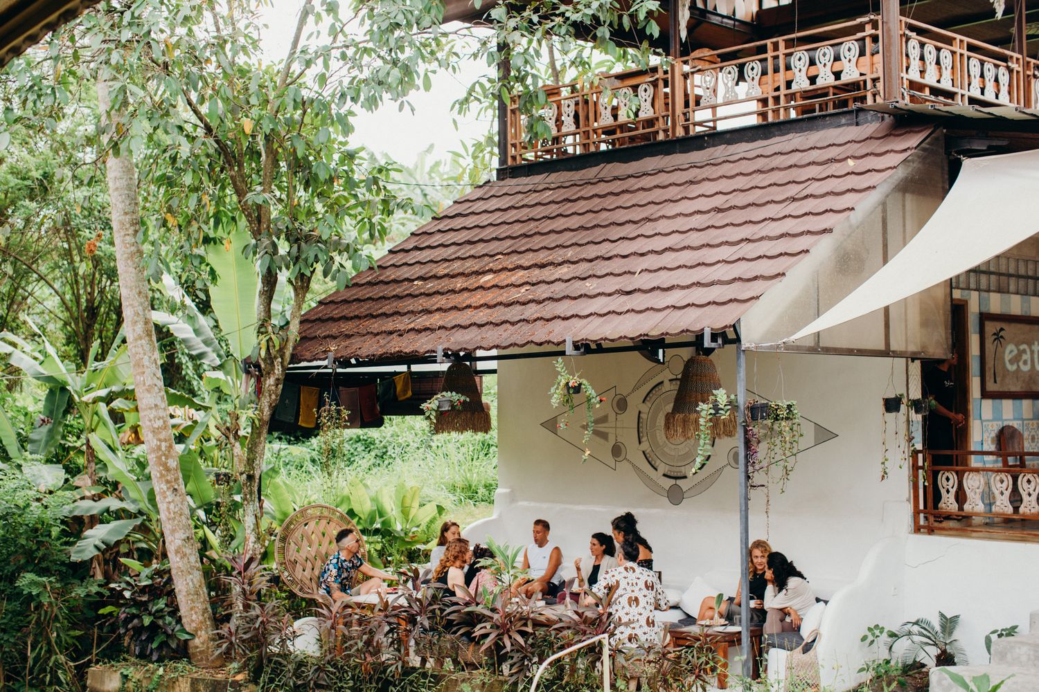 Shared meals at the Samyama Eatery